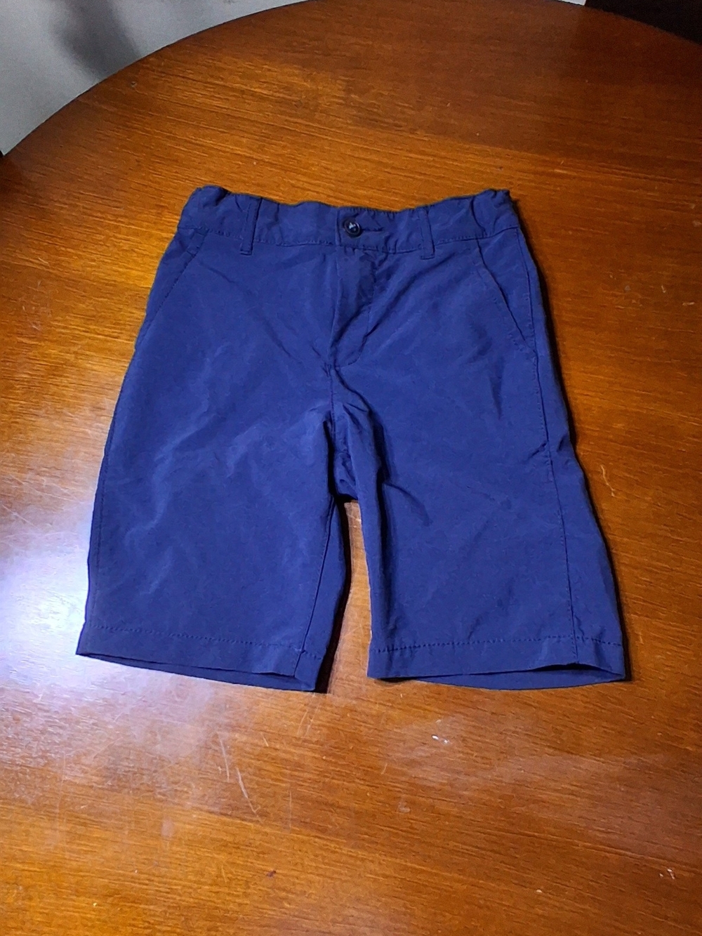Place Navy Blue Flat-Front Men's Shorts